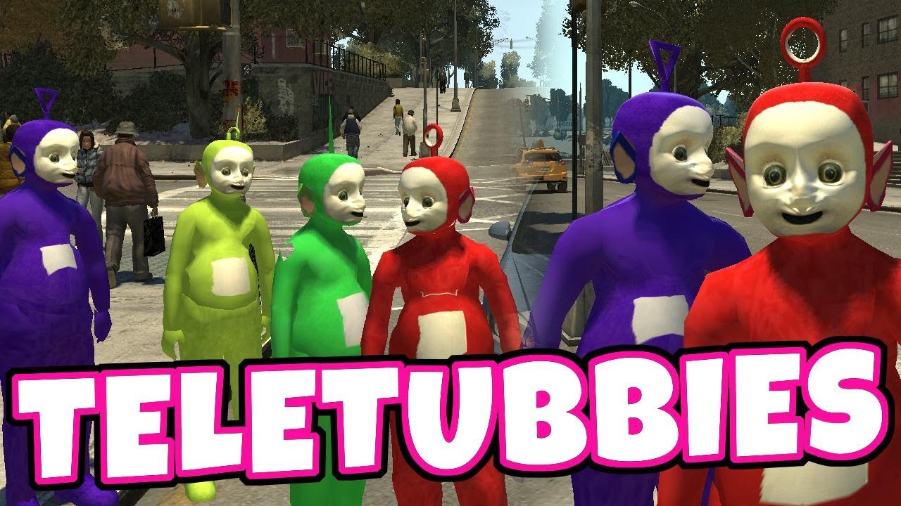 Grand Theft Auto IV - Teletubbies (MOD) HD