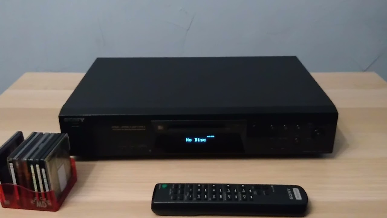 Sony MDS JE480 миниобзор и работа аппарата от 21.10.2021