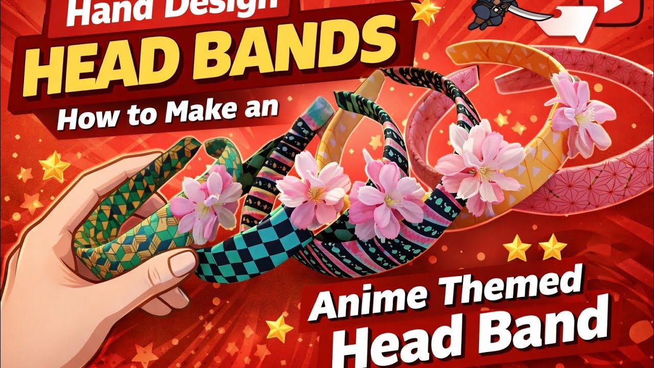 How to make Anime themed Headbands 