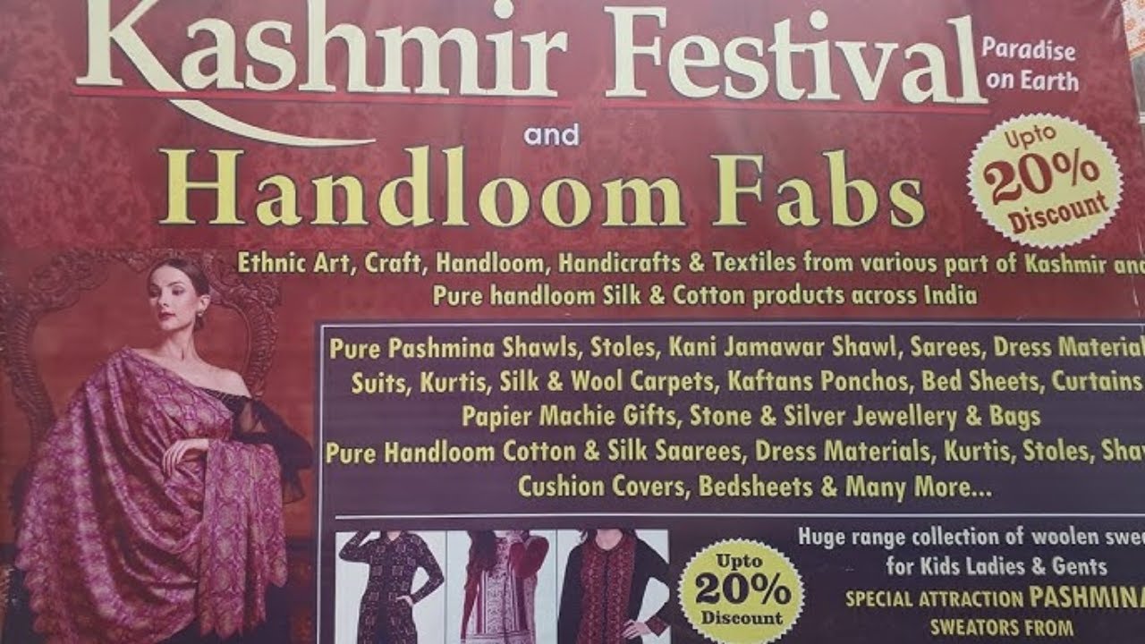Kashmiri Handloom Exhibition Vlog | Indian Handicraft Fair 2025 I Kashmir Festival 2025 I
