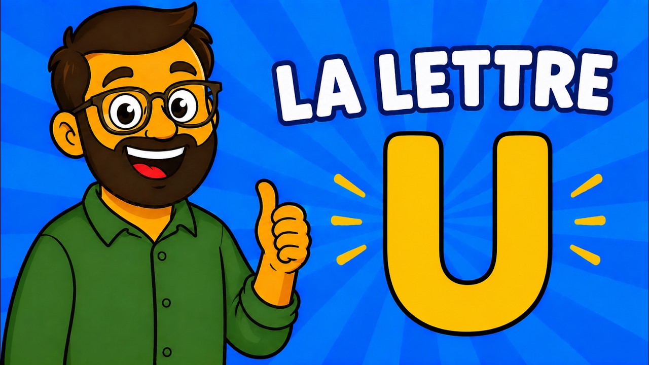 Le son de la lettre U - Apprendre à lire et parler français #enfant #maternelle #cp#education