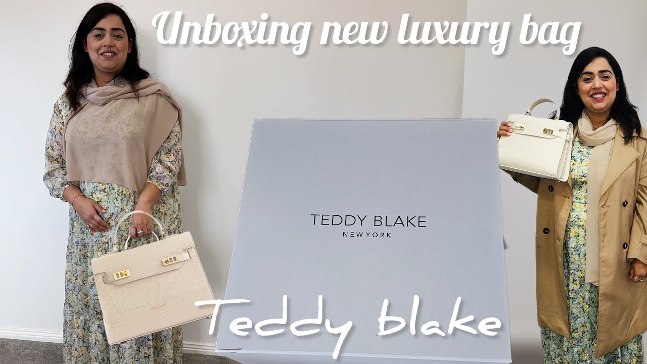 Teddy Blake Luxury Handbag Unboxing & First Impressions Review | My First PR Package #teddyblake
