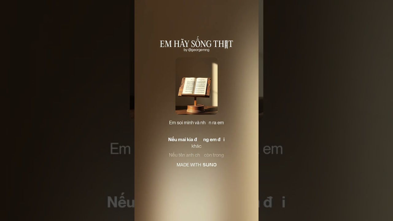 EM HÃY SỐNG THẬT