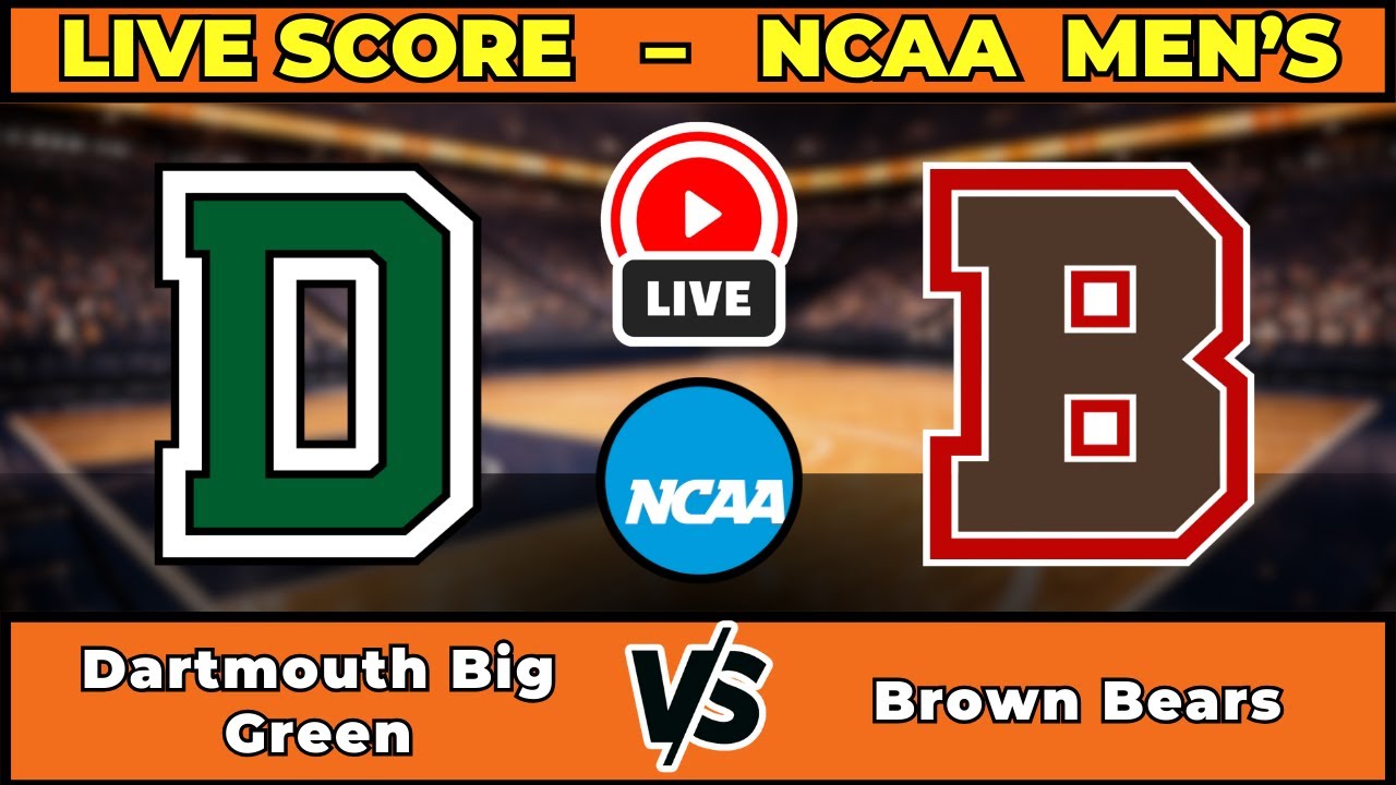 🔴 LIVE: Dartmouth at Brown | NCAAM Men's Basketball Scoreboard | Jan 31 | Ivy League Clash
