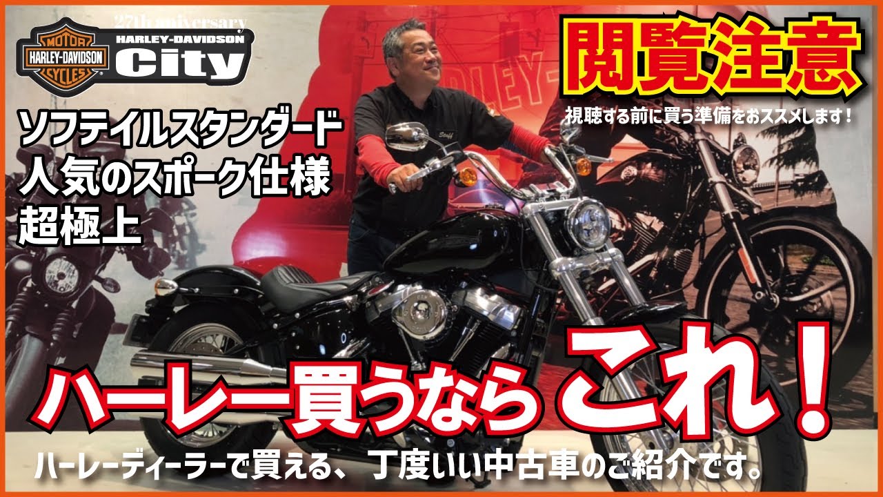 【中古車紹介】2020年ソフテイルスタンダード【スポークホイール】