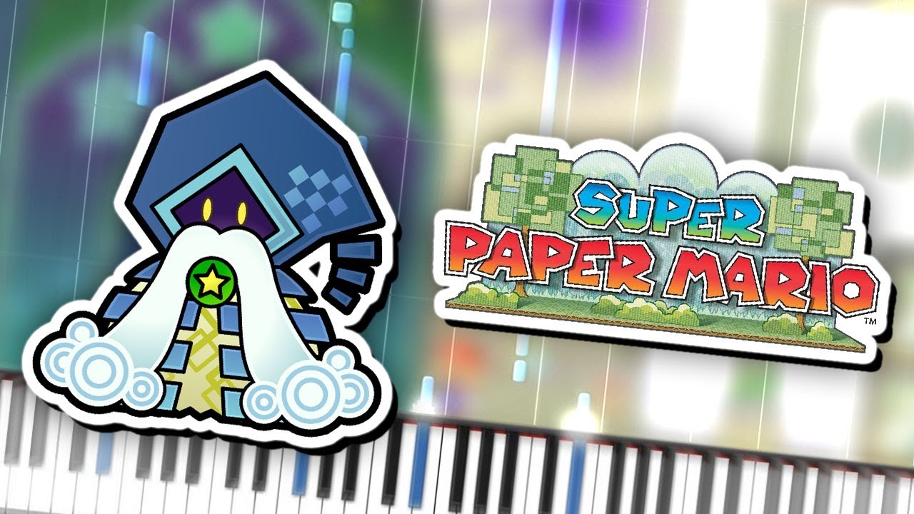 Super Paper Mario Flipside Piano Tutorial Synthesia