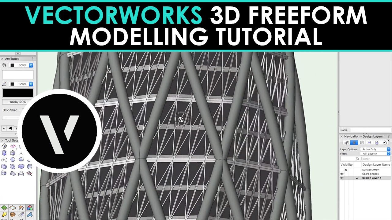 Учебное пособие по 3D-моделированию в Vectorworks