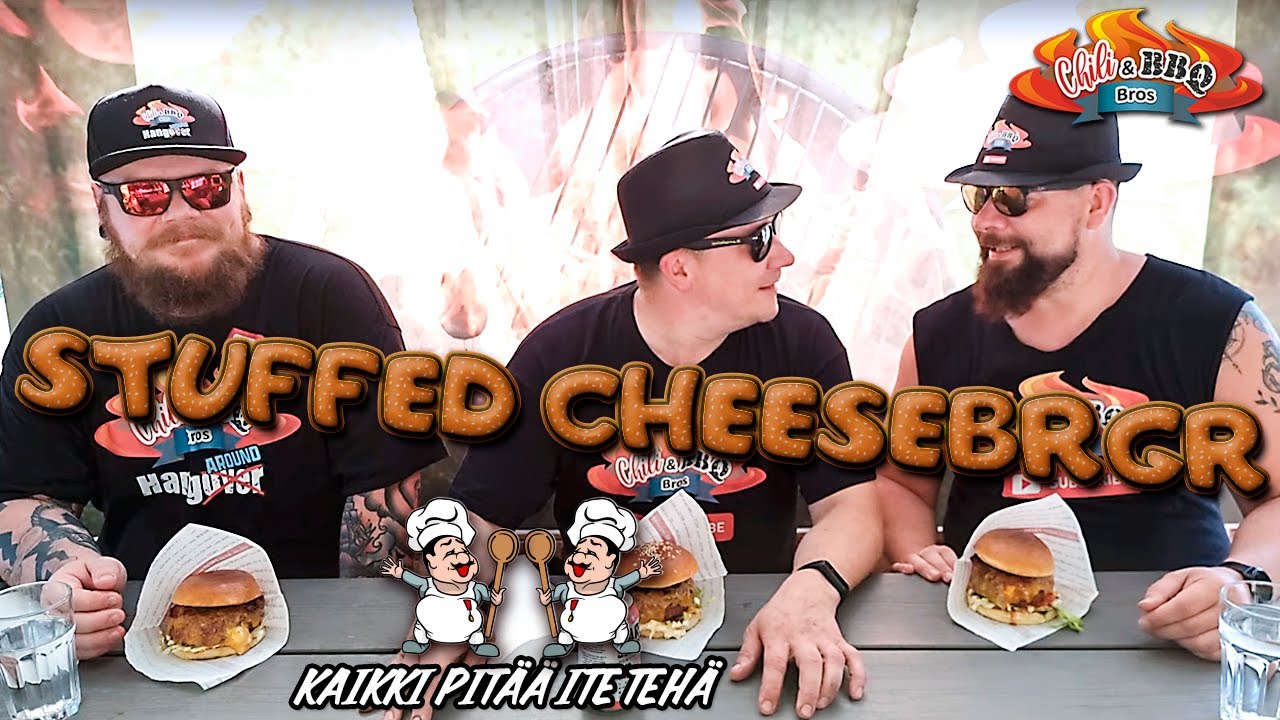 Kaikki pitää ite tehä: STUFFED CHEESEBURGERS - Parhaat burgerit koskaan