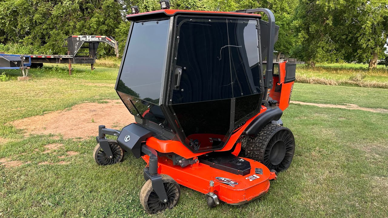 Kubota ZD1211 Diesel Zero Turn with Curtis A/C Cab Overview/First Impressions