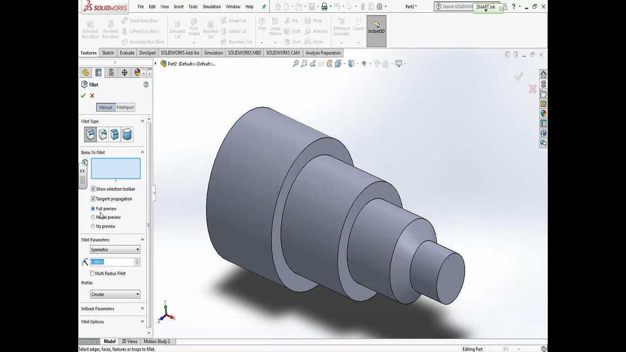 Solidworks Modeling to FeatureCam Turning Tool Path
