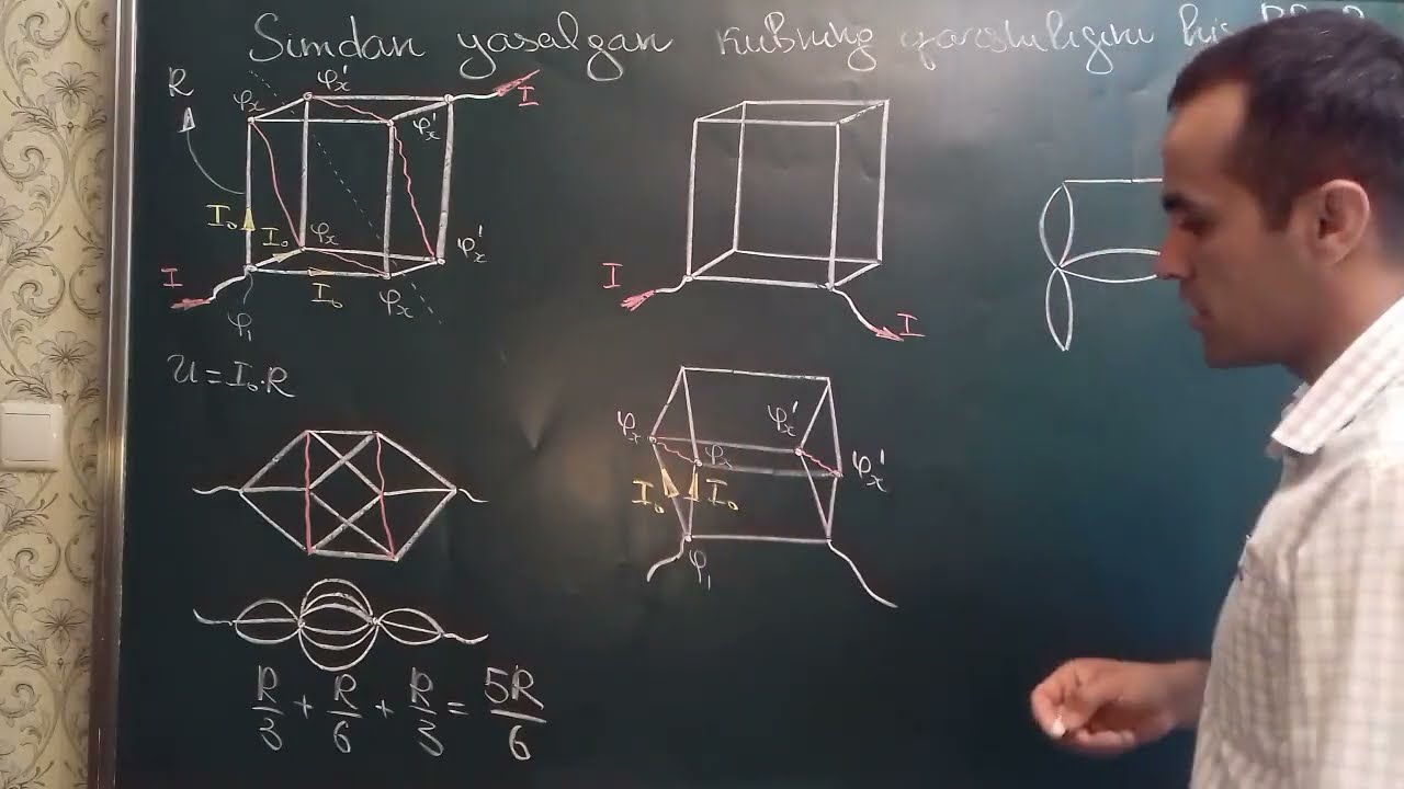 109-dars. Simdan yasalgan kubni qarshiligini hisoblash.