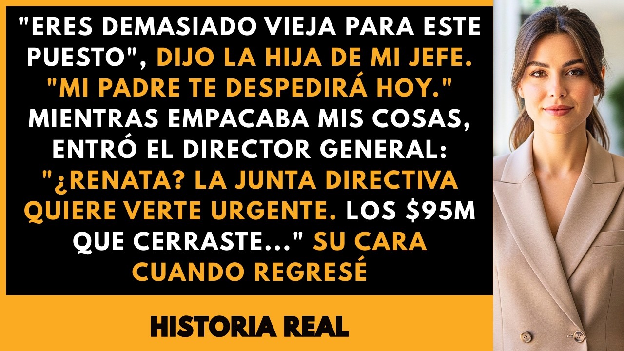 Me Despidieron Mientras Su Hija Cerraba $95M — Horas Después, La Junta Me Rogó Volver
