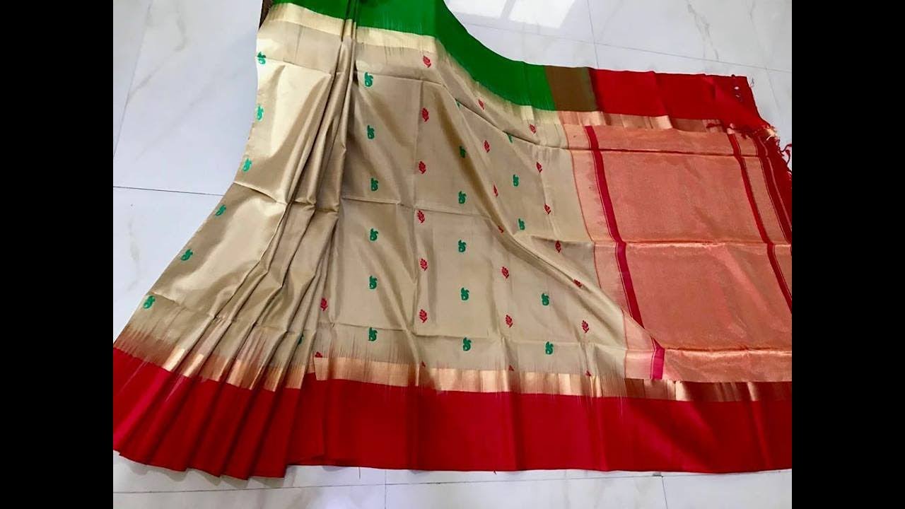 Gadwal soft silk Pattu Sarees with Price || Beautiful soft silk Gadwal  combination  sarees