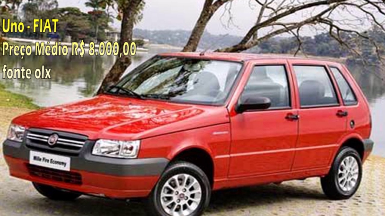 6 carros usados, bons e baratos