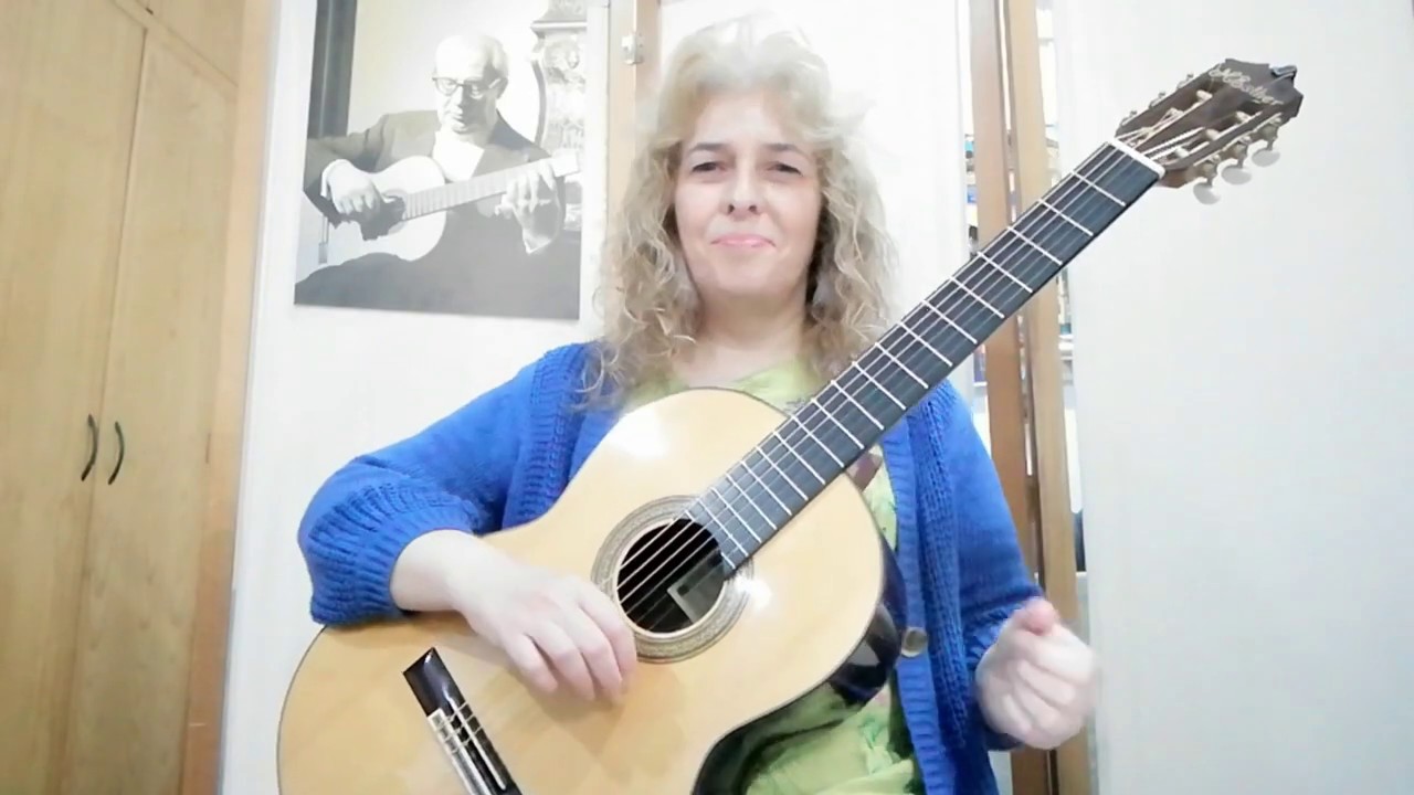 Canción  Caroreña / Autor: Rodrigo Riera / María Esther Guzmán (guitarra clásica)