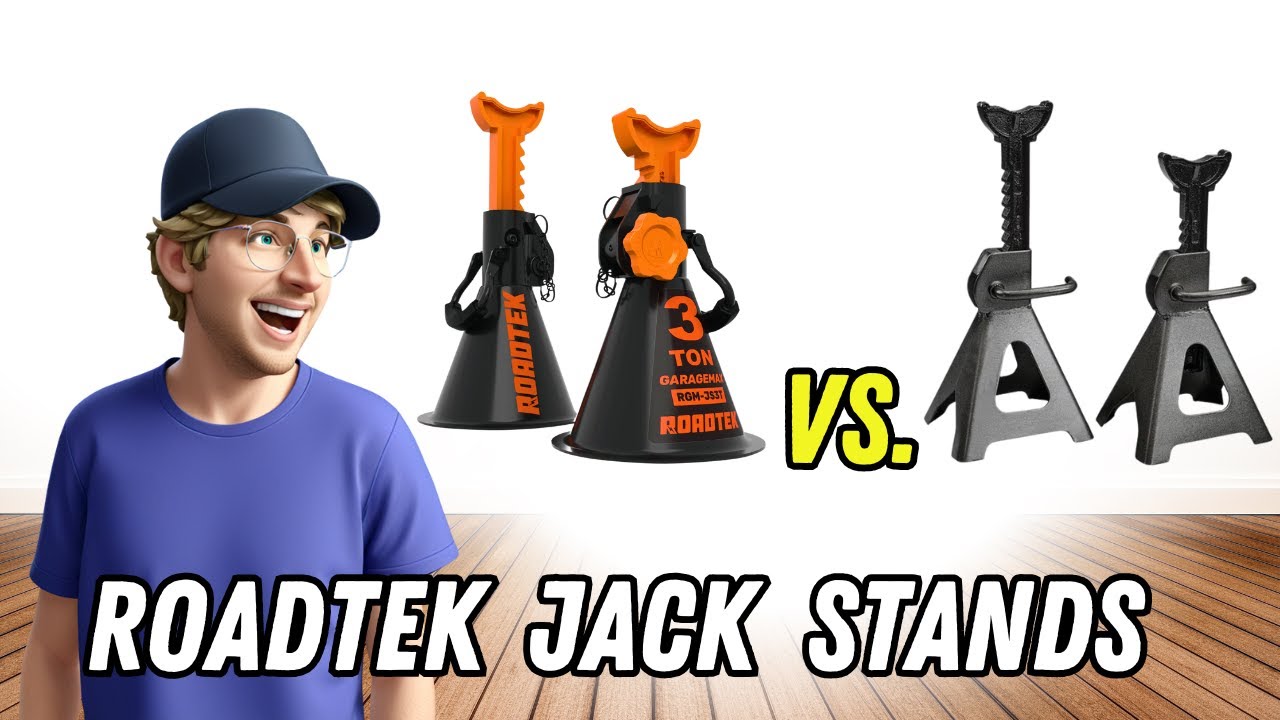 Сравнение вашего среднего стенда Jack Stand с ROADTEK