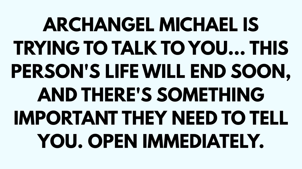 🧾ARCHANGEL MICHAEL IS TRYING TO TALK TO YOU.. THIS