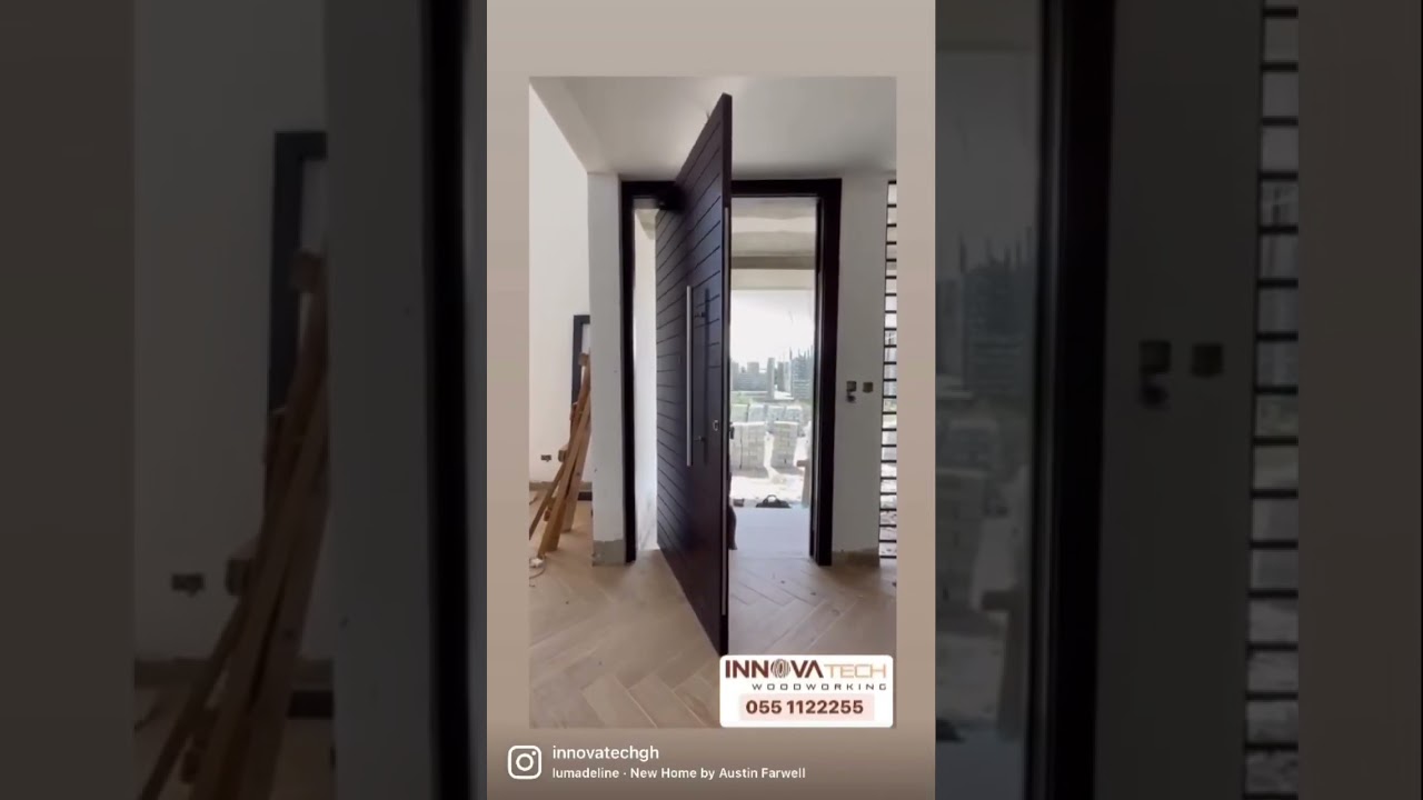 Innovatech Pivot Door I Passionately Made in Ghana 🇬🇭