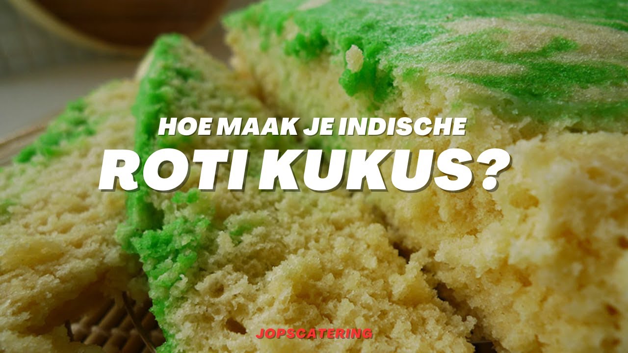 Hoe maak je Indische Roti Kukus? (Gestoomde cake)