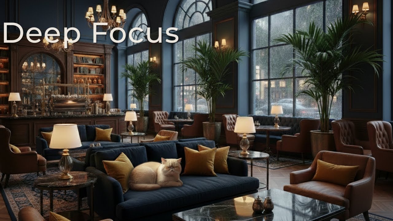 Deep Focus Cafe Jazz 🎧 149 Minutes of Soft Guitar & Piano for Work, Study & Calm Productivity
