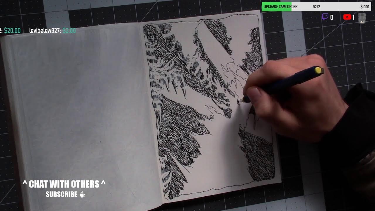 Drawing In My Sketchbook (Relaxing)