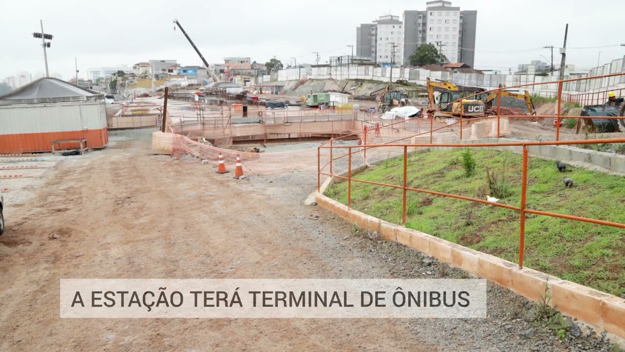 LINHA-6 LARANJA CONCRETAGEM DA LAJE DE FUNDO DA ESTAÇÃO BRASILÂNDIA  - JUNHO 2023.