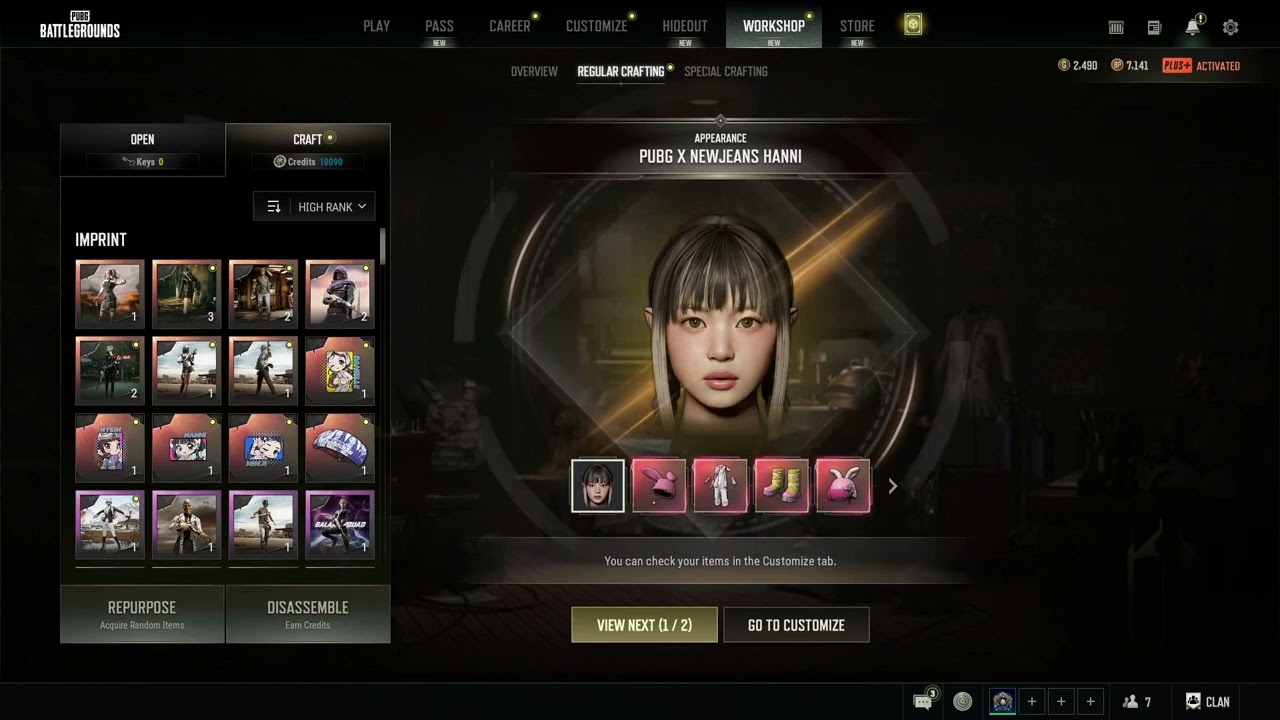 Spending $485 on the PUBG x NewJeans Collab