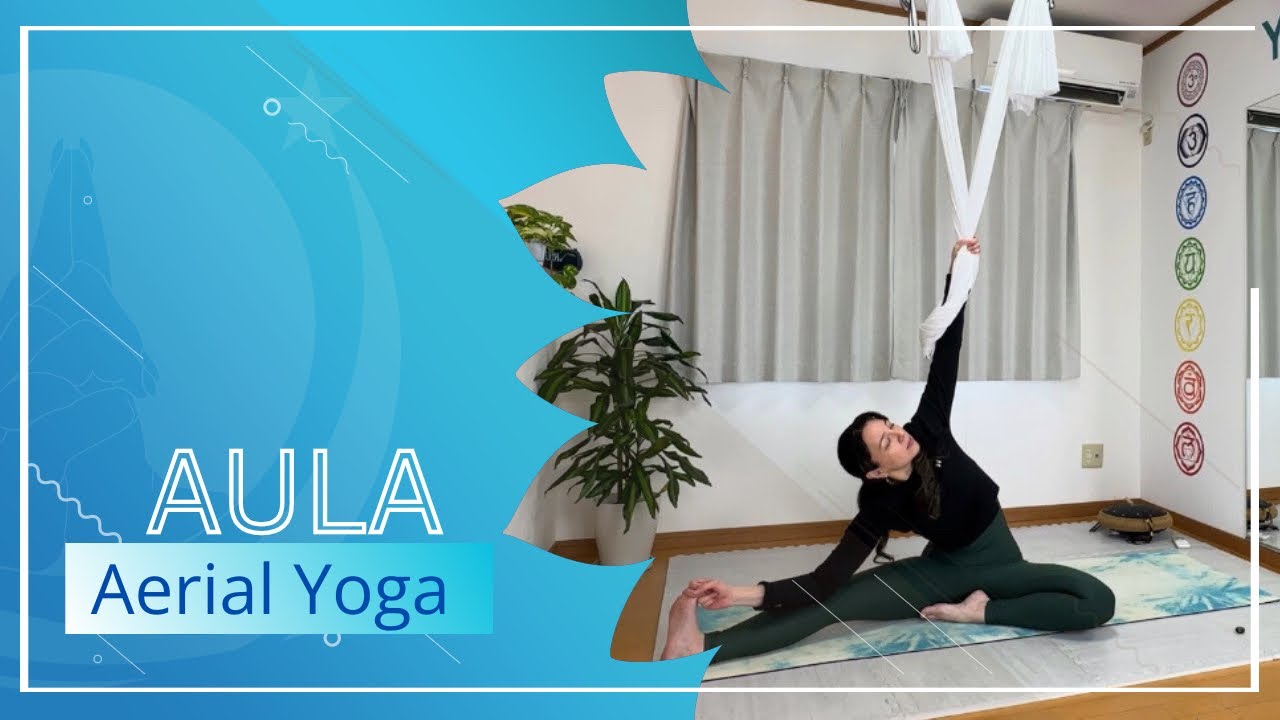 Aula de Aerial Yoga | 16 minutos 