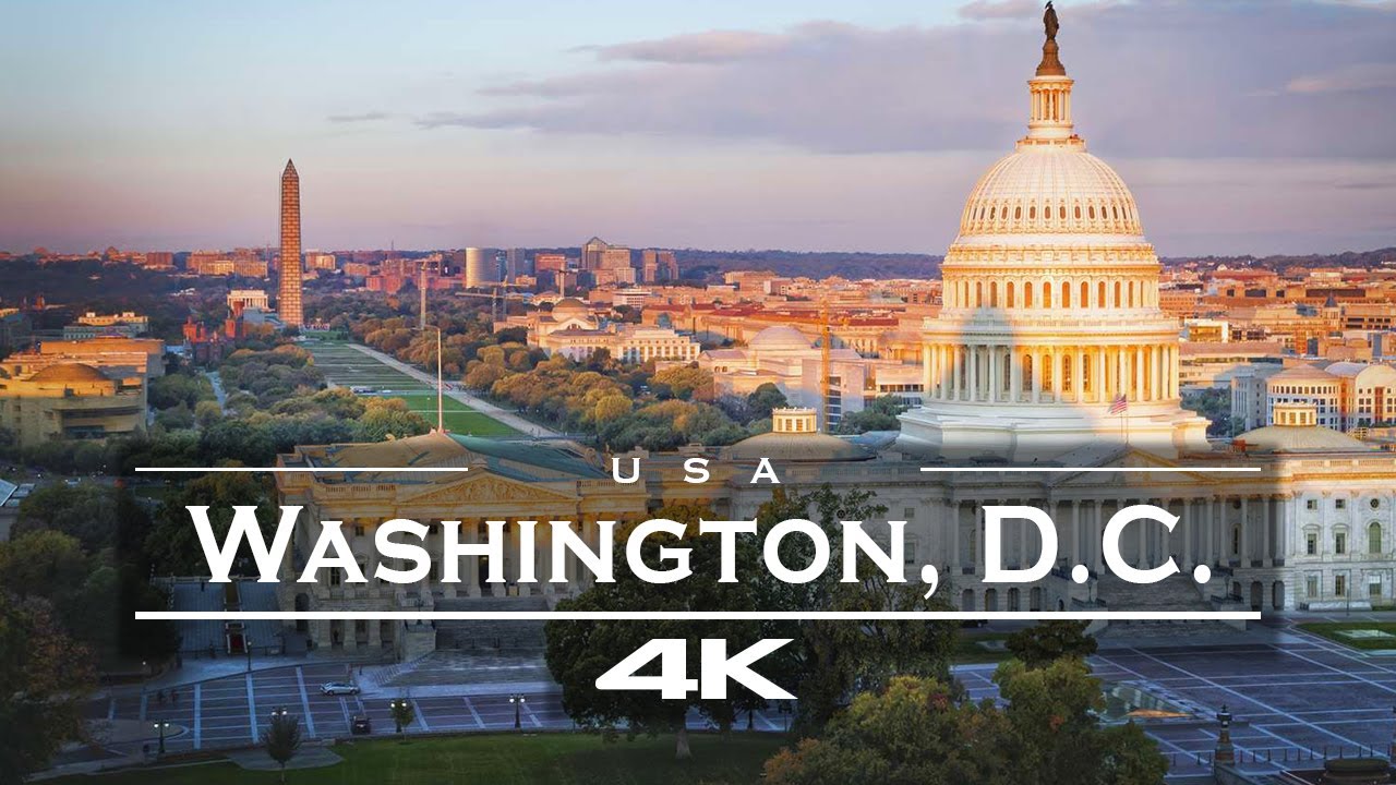 Washington DC - USA 🇺🇸 - by drone [4K]