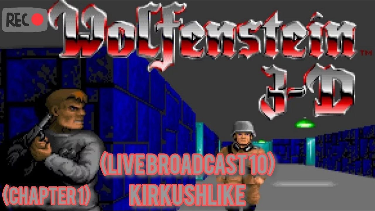 Wolfenstein 3D chapter 1 (live broadcast 10) | #idsoftware #game #wolfenstein3d  #Wolf3D #game