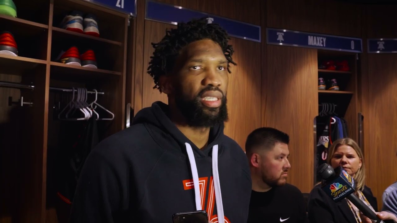 Joel Embiid Reacts to Paul George “Unfortunate” Suspension + Sixers Staffer Pushed Him & Believed