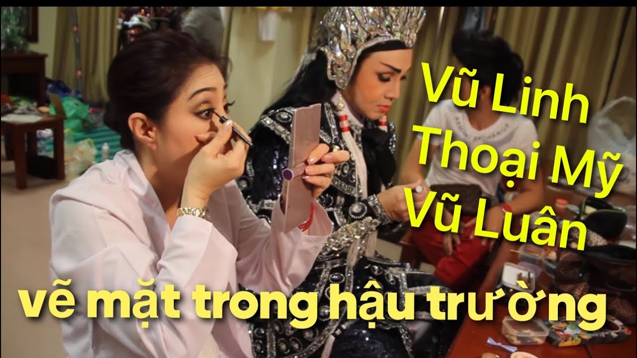 nsut Vũ Linh, Thoại Mỹ, Vũ Luân, Tú Sương, Phượng Hằng, Ngân Tuấn... trước khi bước ra sân khấu