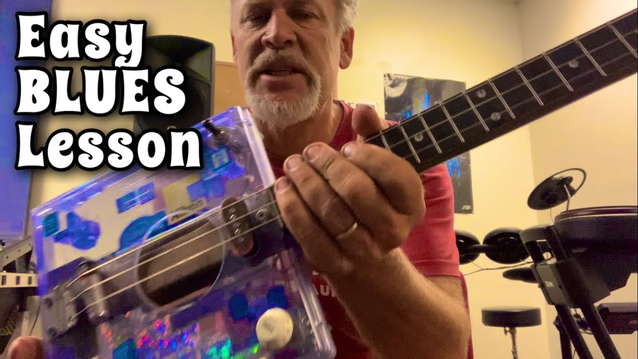 Easy Cigar Box Guitar Blues Lesson