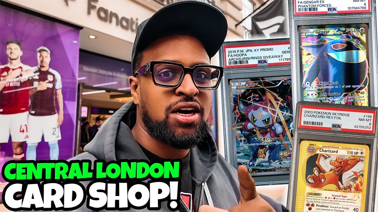 NEW Pokemon & Sports Card Shop in Central London! | Fanatics Collectibles