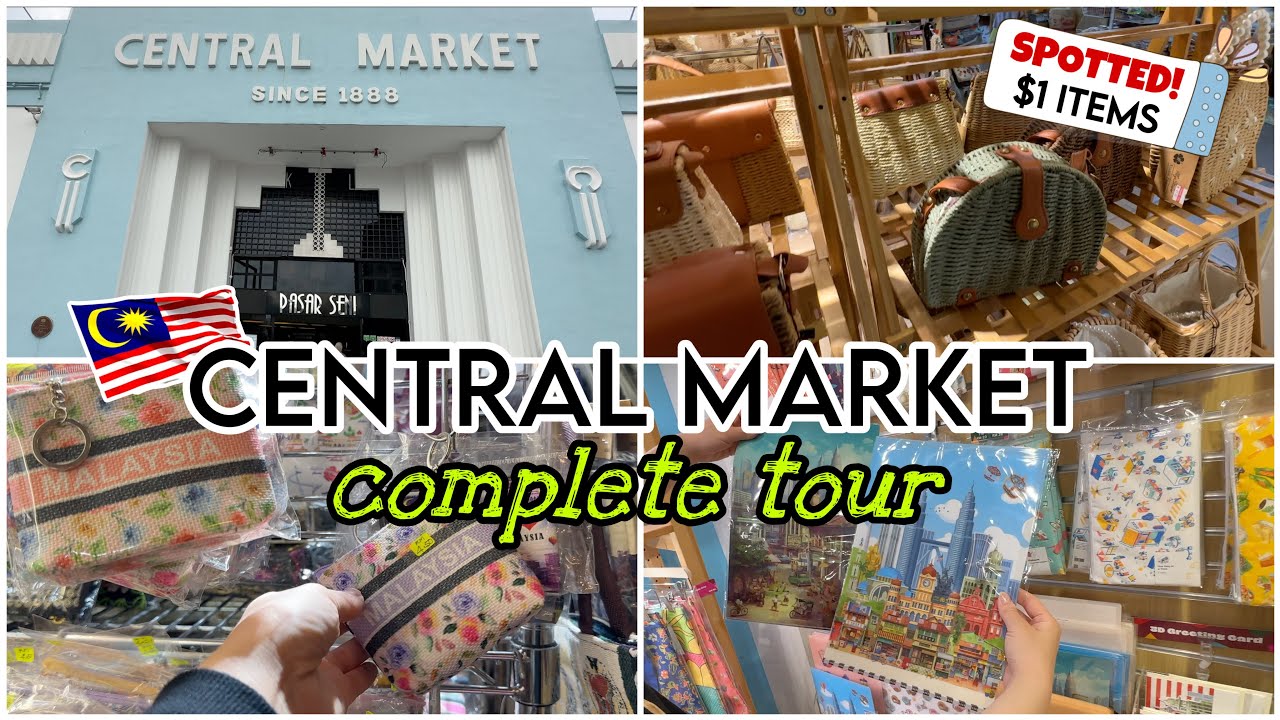 [SUB] Complete Tour Central Market/Pasar Seni Kuala Lumpur - Souvenir, Handicraft, Snacks and more!