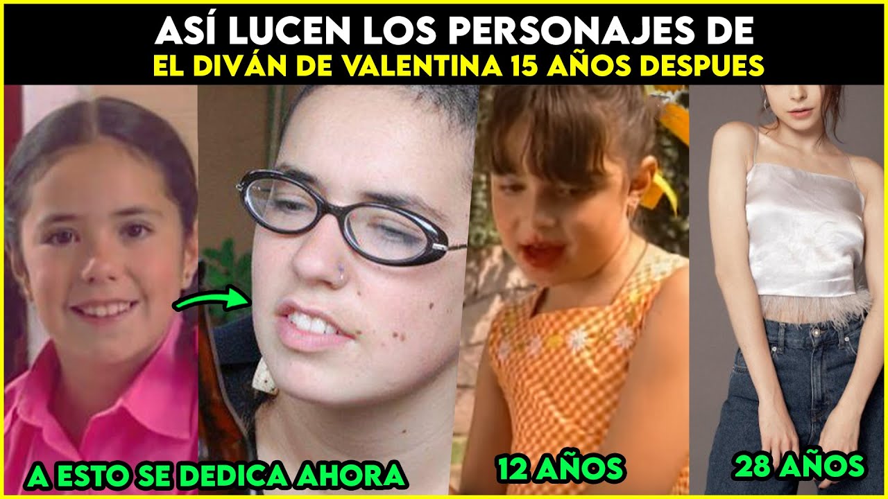 Así lucen los personajes de El Diván de Valentina 15 años después.