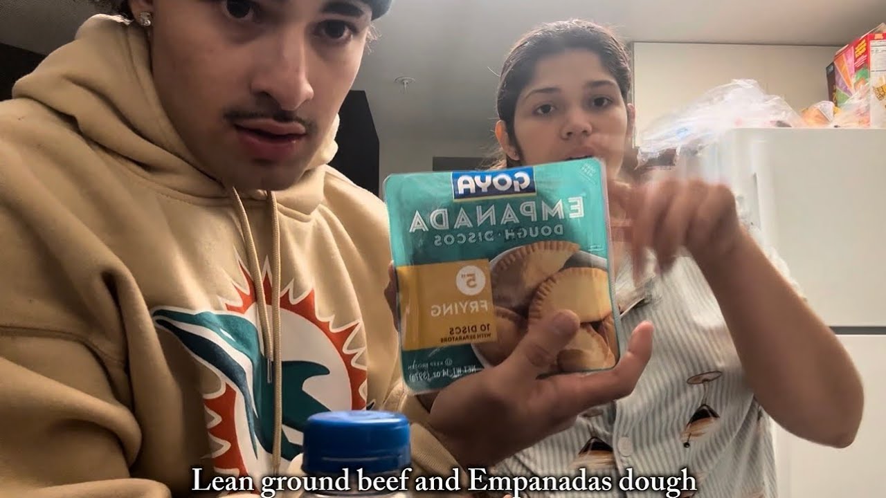 Helping my bf cook his first meal…  