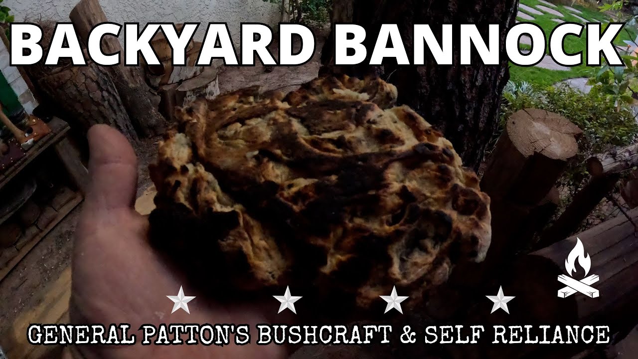 HOW TO MAKE OFF GRID BACKYARD BANNOCK #offgrid #diy