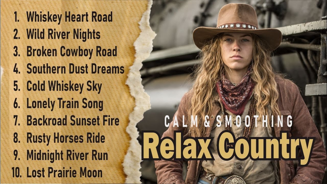 Calm Country Playlist / for Relax / Work / Pop / Ballad / Study / Coffee 🤠🎶