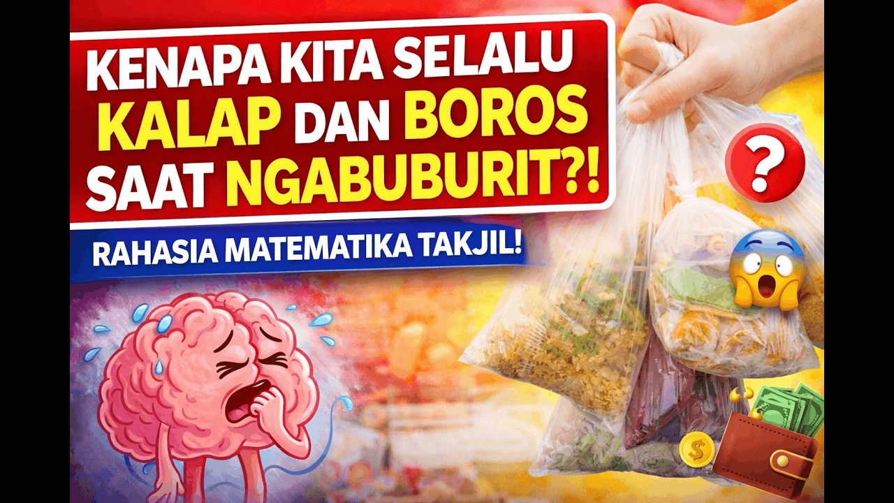 KENAPA KITA SELALU KALAP DAN BOROS SAAT NGABUBURIT? - RAHASIA MATEMATIKA TAKJIL!