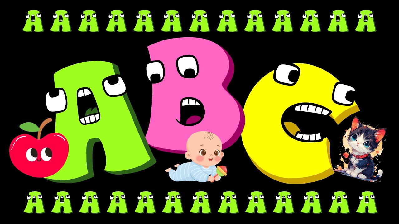 ABC Phonics Song | A Is for Apple 🍎 a aa Apple | Colorful ABC Song
