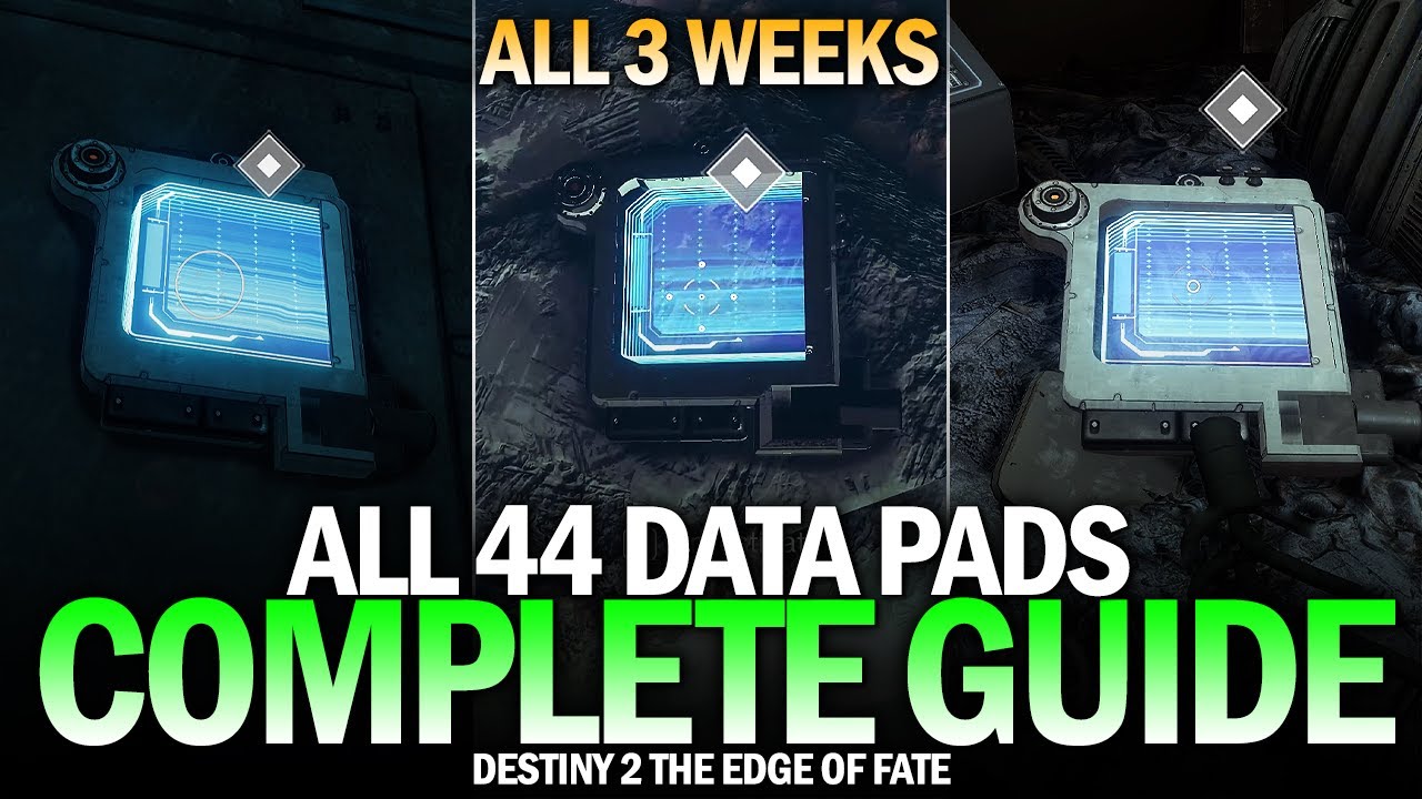 All 44 Data Pad Locations Guide (All 3 Weeks) - Solo Ops, Fireteam Ops & Pinnacle Ops [Destiny 2]