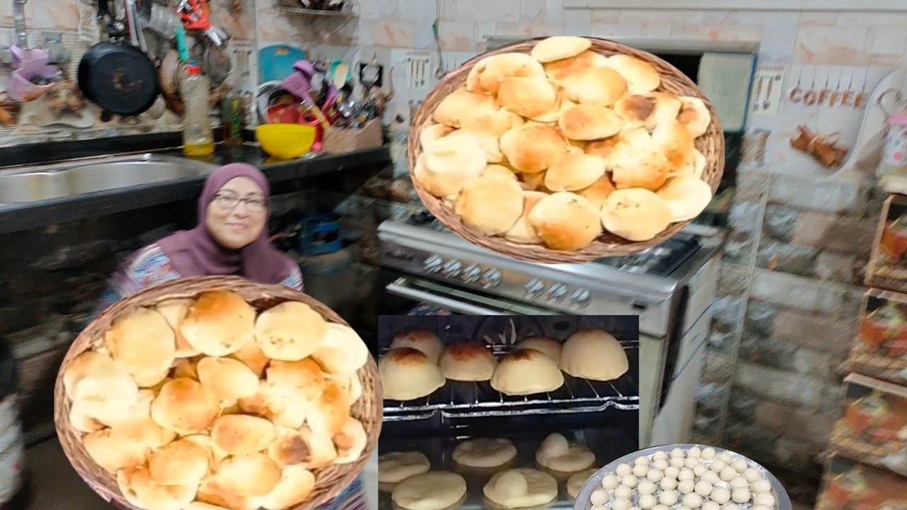 كليو دقيق هاتيه وفى فرن البوتجاز اخبيزه  ☝️عشي اولادك وفطريهم بيه 👌 البكاكيم الفلاحي (الكماج)