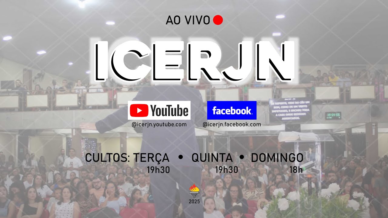 #CultoLive | Icerjn | Domingo (04/01/26) as 18h
