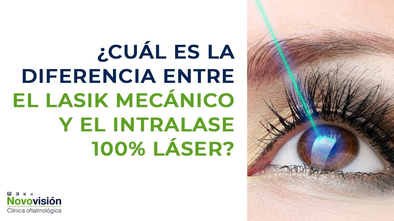 ¿Cuál es la diferencia entre el lasik y el intralase 100% láser?