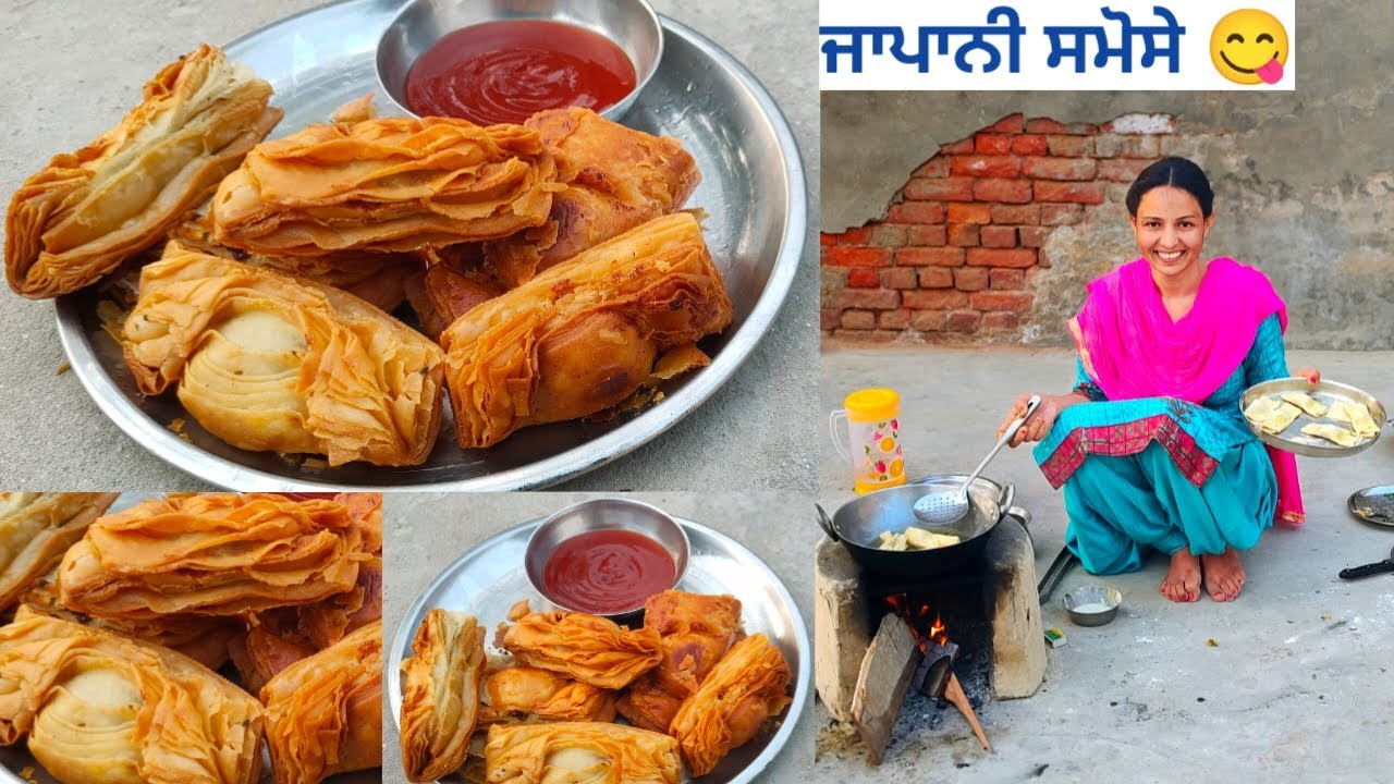 6 ਲੇਅਰ ਵਾਲਾ ਜਾਪਾਨੀ ਸਮੋਸਾ 😋Japani samosa recipe | 6 layer samosa recipe💕Satpura Recipe,Samosa recipe