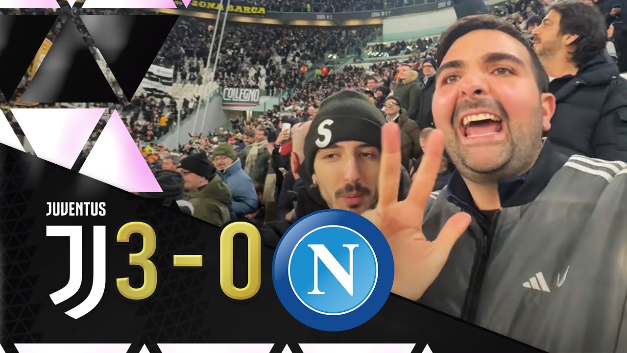 3 BABA'!!!  JUVENTUS 3-0 NAPOLI | LIVE REACTION DALLO STADIUM