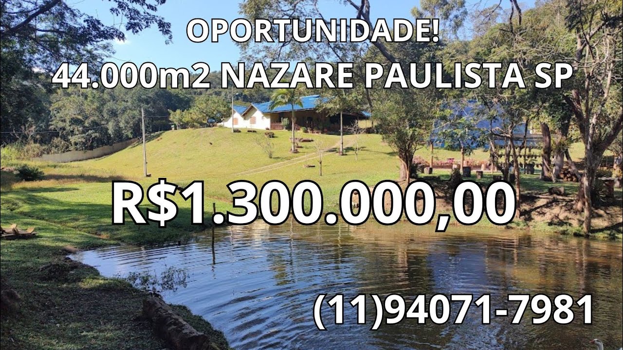 SITIO COMPLETÍSSIMO, SEDE, AREA GOURMET, PISCINA, POMAR, LAGO, RIACHO EM NAZARÉ PAULISTA SP 