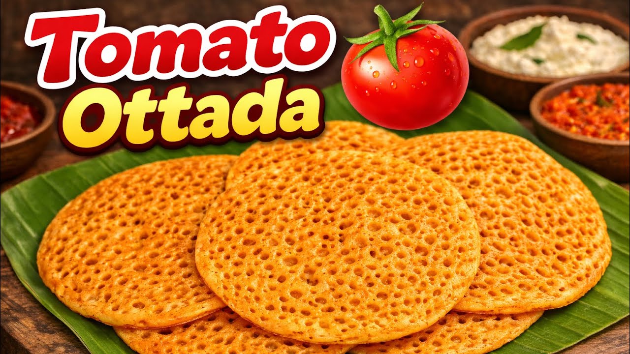 Soft&Spongy Tomato Ottada |Easy Recipe by Thesnim Azeez#How to Make Tomato Ottada #Simple delicious 
