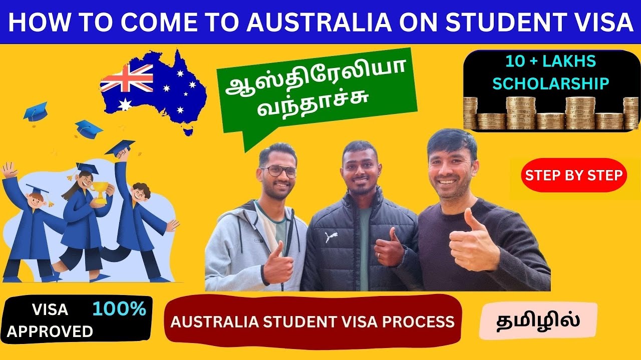 AUSTRALIA FULL STUDENTS VISA PROCESS EXPLAINED 2023 | INTERVIEW (நேர்காணல்) WITH STUDENTS